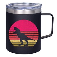 T-Rex Retro 12oz Stainless Steel Coffee Mug