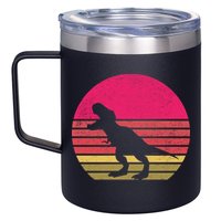 T-Rex Retro 12oz Stainless Steel Coffee Mug