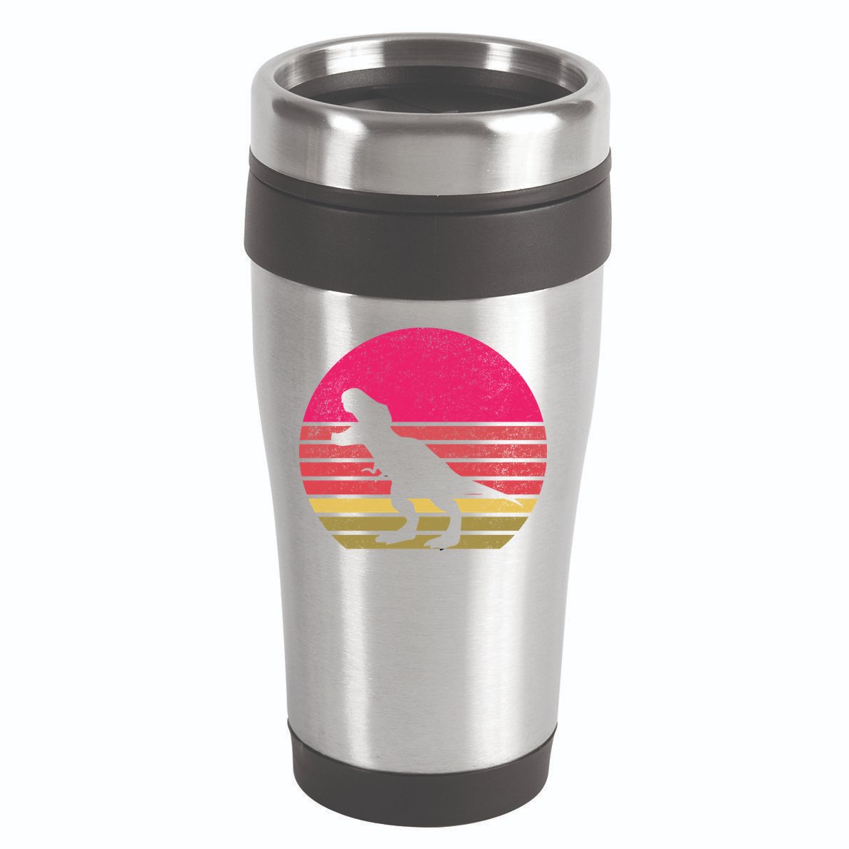 T-Rex Retro 16oz Travel Tumbler