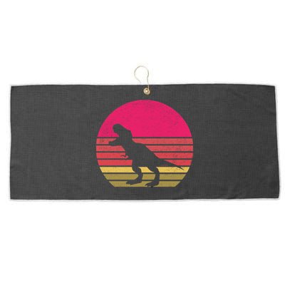 T-Rex Retro Large Microfiber Waffle Golf Towel