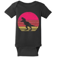 T-Rex Retro Baby Bodysuit