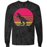 T-Rex Retro Tie-Dye Long Sleeve Shirt