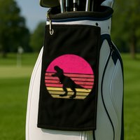 T-Rex Retro Golf Towel