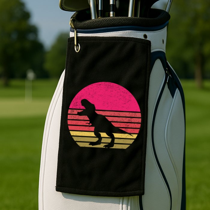 T-Rex Retro Golf Towel