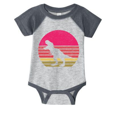 T-Rex Retro Infant Baby Jersey Bodysuit