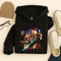 T-Rex Rexzilla Lazer Burning City Hoodie