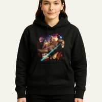 T-Rex Rexzilla Lazer Burning City Hoodie