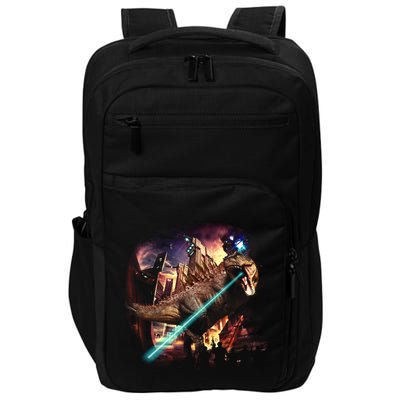 T-Rex Rexzilla Lazer Burning City Impact Tech Backpack