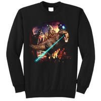 T-Rex Rexzilla Lazer Burning City Tall Sweatshirt