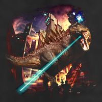 T-Rex Rexzilla Lazer Burning City 25L Jumbo Tote