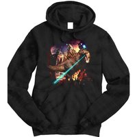 T-Rex Rexzilla Lazer Burning City Tie Dye Hoodie