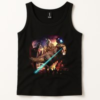 T-Rex Rexzilla Lazer Burning City Tank Top