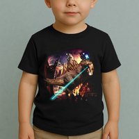 T-Rex Rexzilla Lazer Burning City Toddler T-Shirt