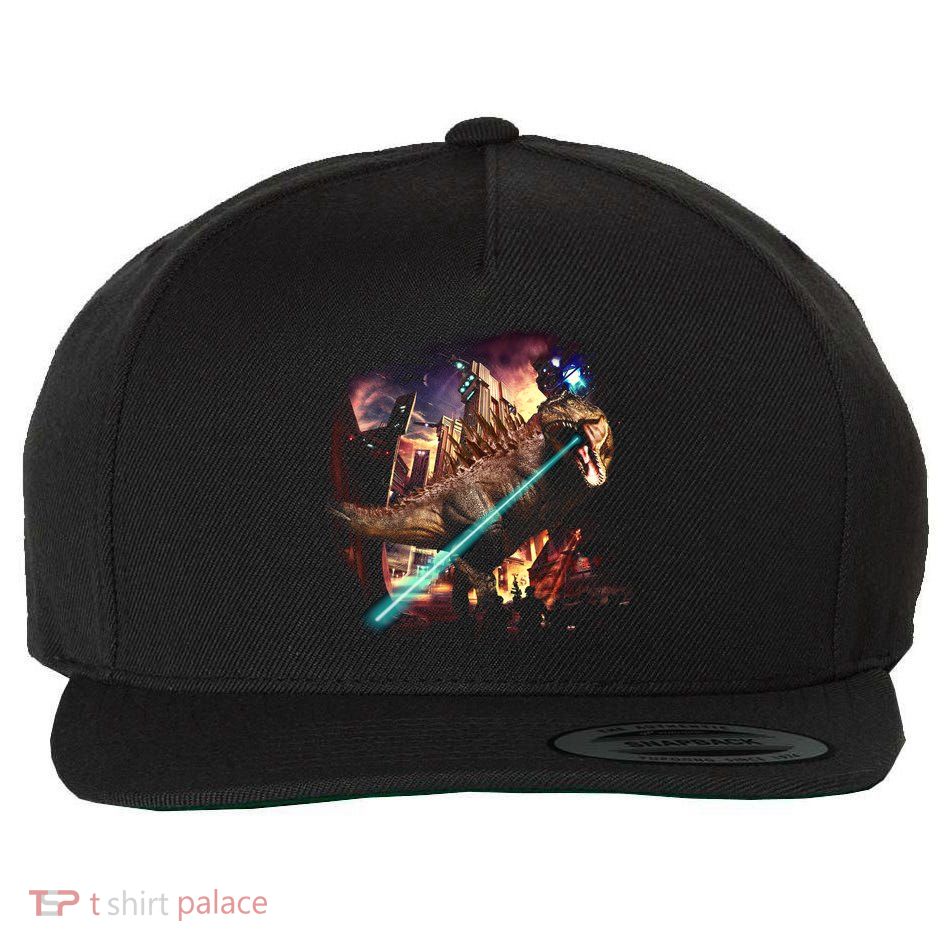 T-Rex Rexzilla Lazer Burning City Wool Snapback Cap