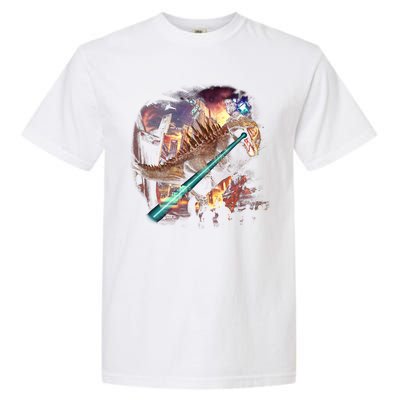 T-Rex Rexzilla Lazer Burning City Garment-Dyed Heavyweight T-Shirt