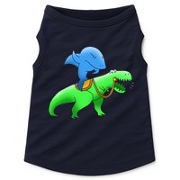 T-Rex Riding A Shark Doggie Tank