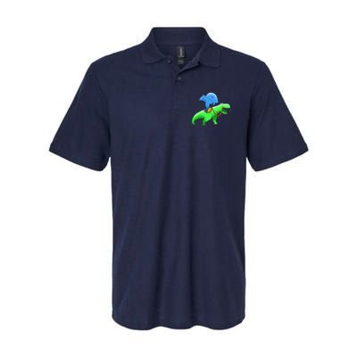 T-Rex Riding A Shark Polo