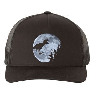 T-Rex Riding To The Moon  Yupoong Adult 5-Panel Trucker Hat