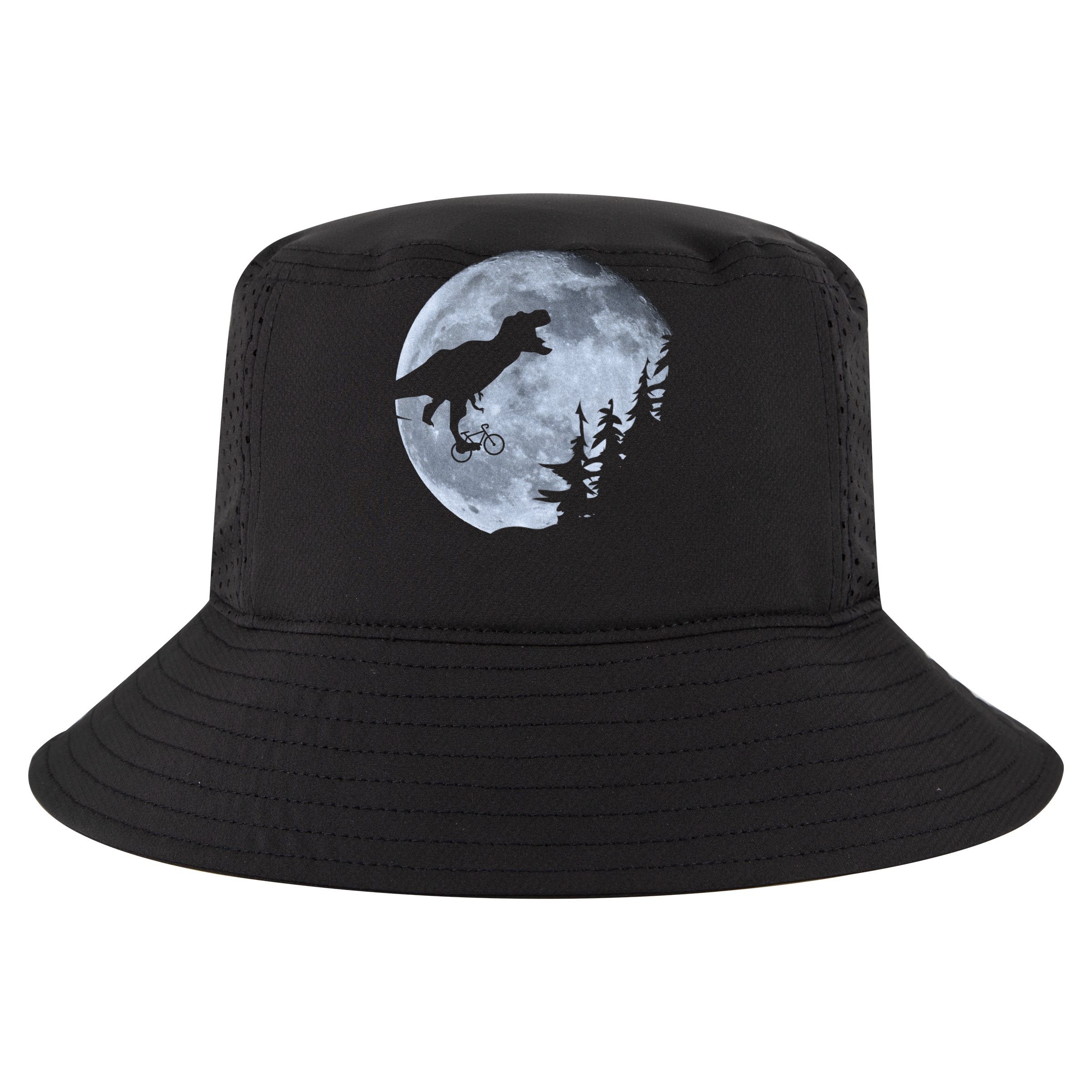 T-Rex Riding To The Moon  Apron