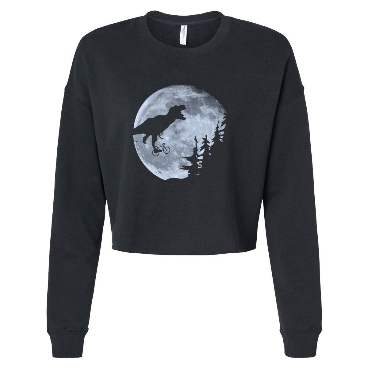T-Rex Riding To The Moon  Apron