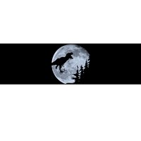 T-Rex Riding To The Moon  Bumper Sticker