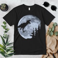 T-Rex Riding To The Moon  Premium T-Shirt