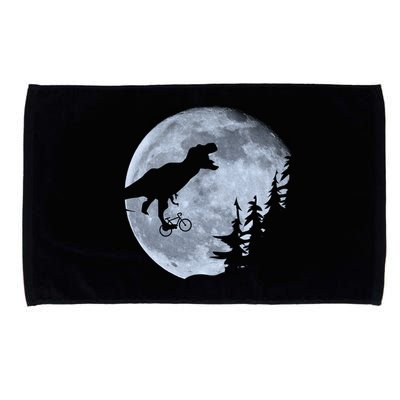 T-Rex Riding To The Moon  Microfiber Hand Towel