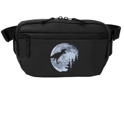 T-Rex Riding To The Moon  Crossbody Pack