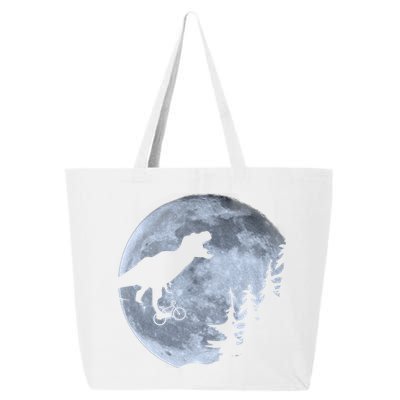 T-Rex Riding To The Moon  25L Jumbo Tote