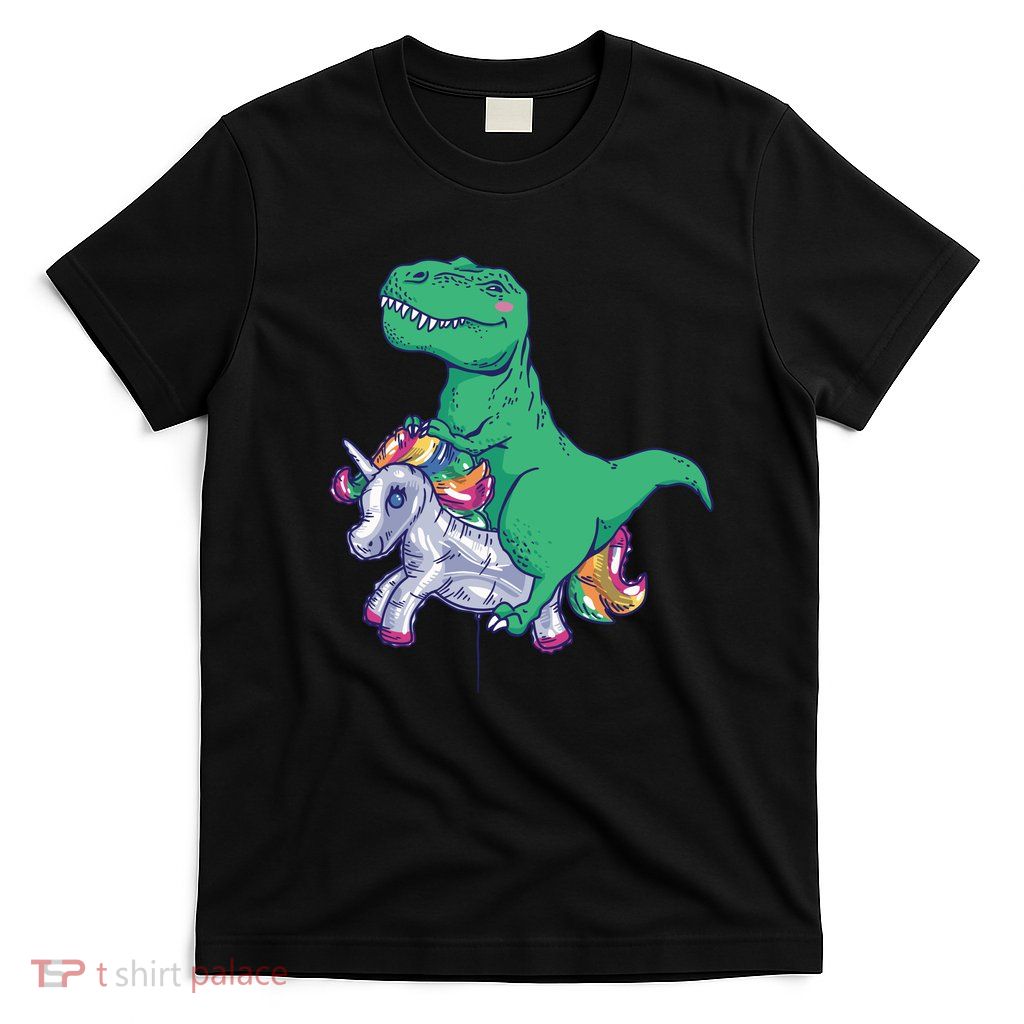 T-Rex Riding Unicorn T-Shirt