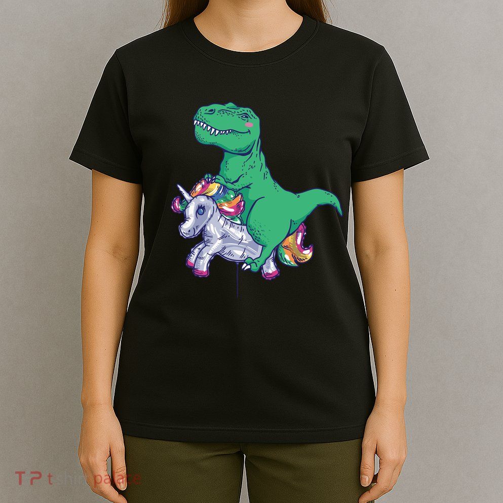 T-Rex Riding Unicorn T-Shirt