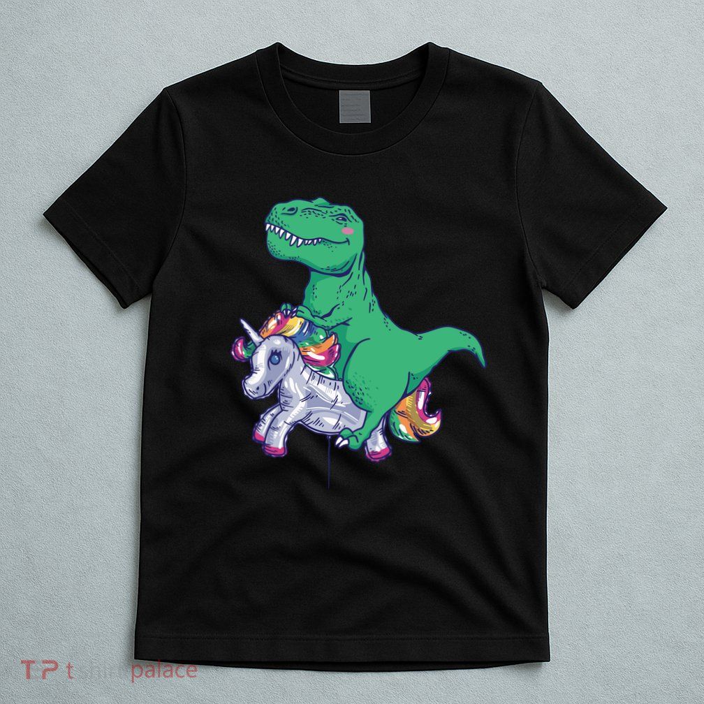 T-Rex Riding Unicorn T-Shirt