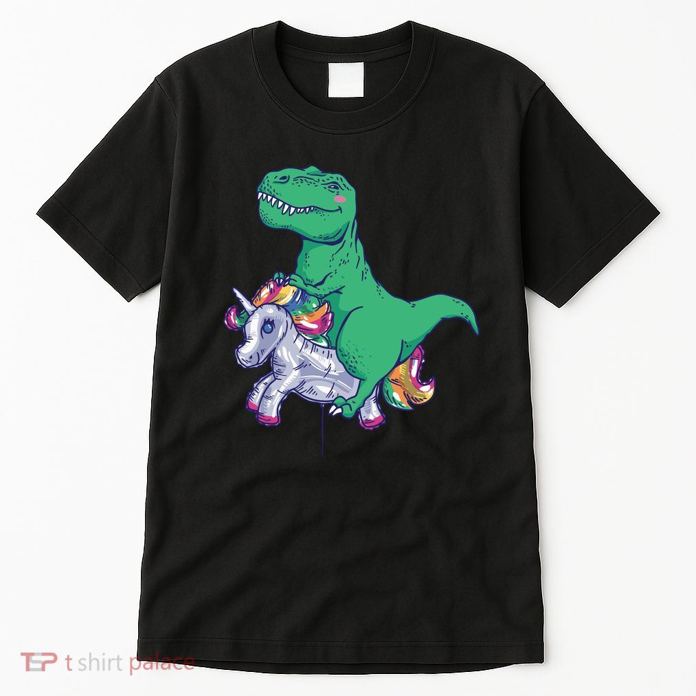 T-Rex Riding Unicorn Tall T-Shirt