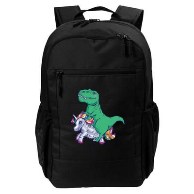 T-Rex Riding Unicorn Backpack