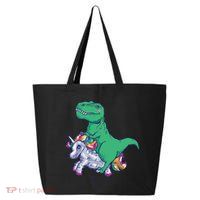 T-Rex Riding Unicorn 25L Jumbo Tote