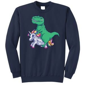 T-Rex Riding Unicorn Sweatshirt