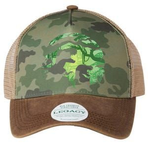 T-Rex Silhouette Legacy Tie Dye Trucker Hat