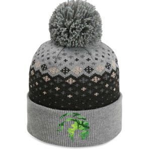 T-Rex Silhouette The Baniff Cuffed Pom Beanie