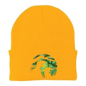 T-Rex Silhouette Knit Cap Winter Beanie