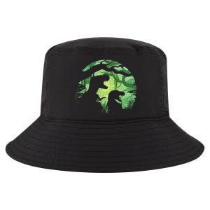 T-Rex Silhouette Cool Comfort Performance Bucket Hat