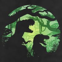 T-Rex Silhouette Cool Comfort Performance Bucket Hat