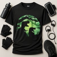 T-Rex Silhouette Cooling Performance Crew T-Shirt