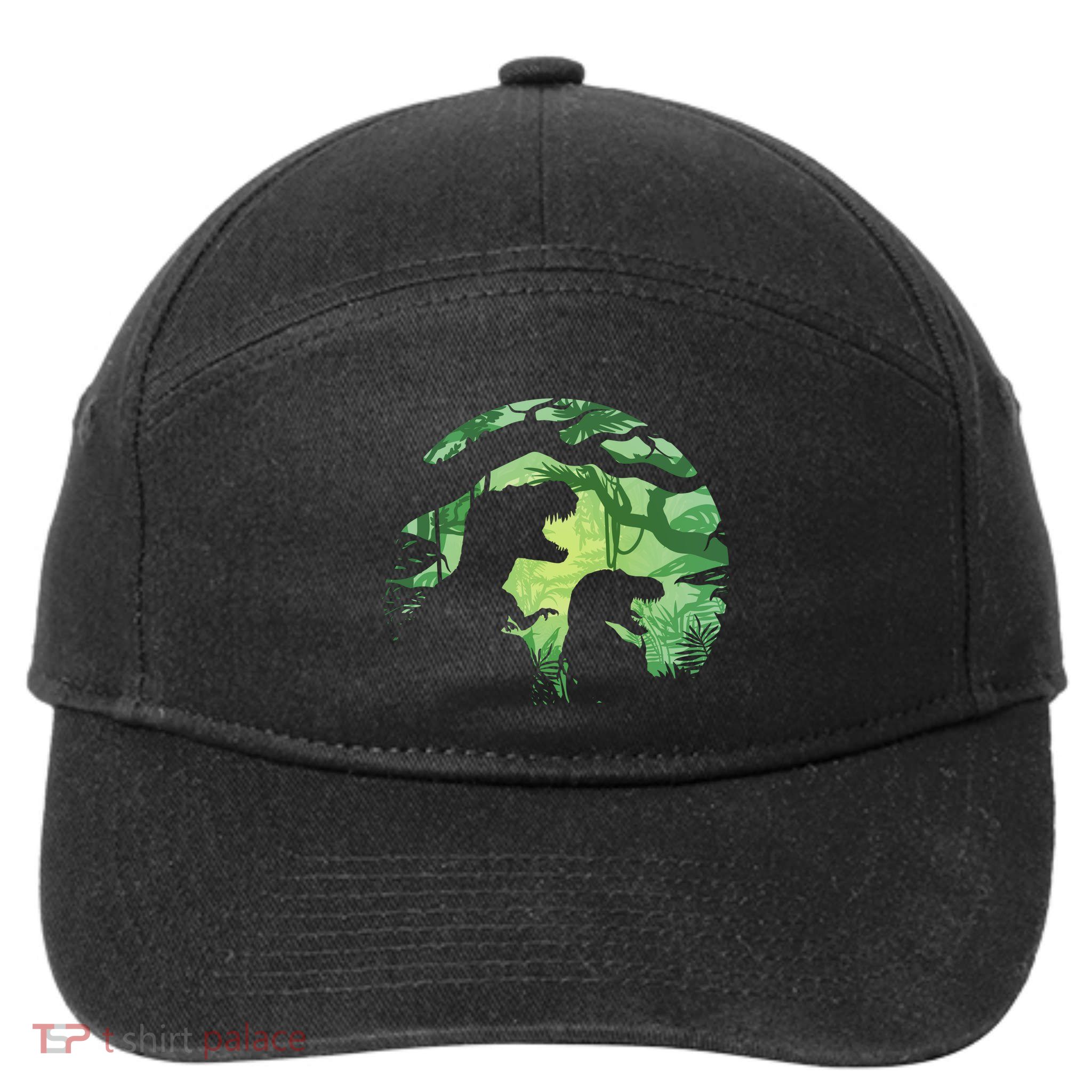 T-Rex Silhouette 7-Panel Snapback Hat