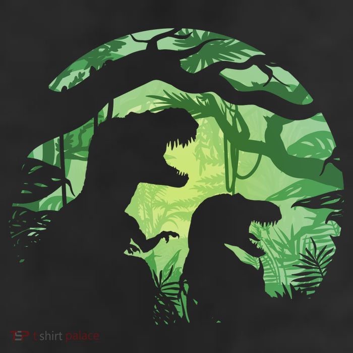 T-Rex Silhouette 11oz C Handle Ceramic Mug