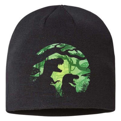 T-Rex Silhouette Sustainable Beanie