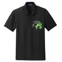 T-Rex Silhouette Dry Zone Grid Polo