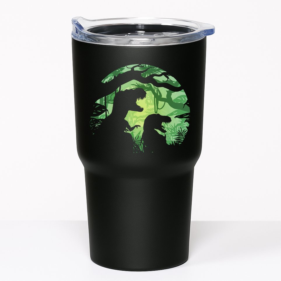 T-Rex Silhouette Tumbler