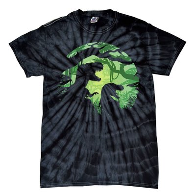 T-Rex Silhouette Tie-Dye T-Shirt