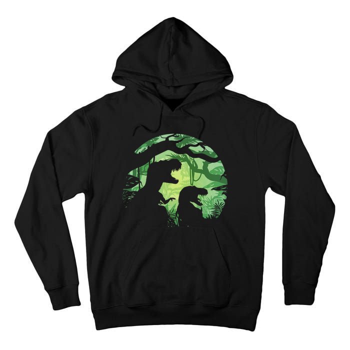 T-Rex Silhouette Tall Hoodie