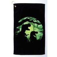 T-Rex Silhouette Golf Towel